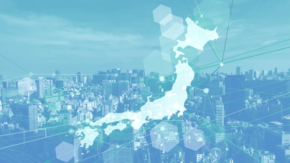 日本全国対応可能な営業ネットワークのイメージ