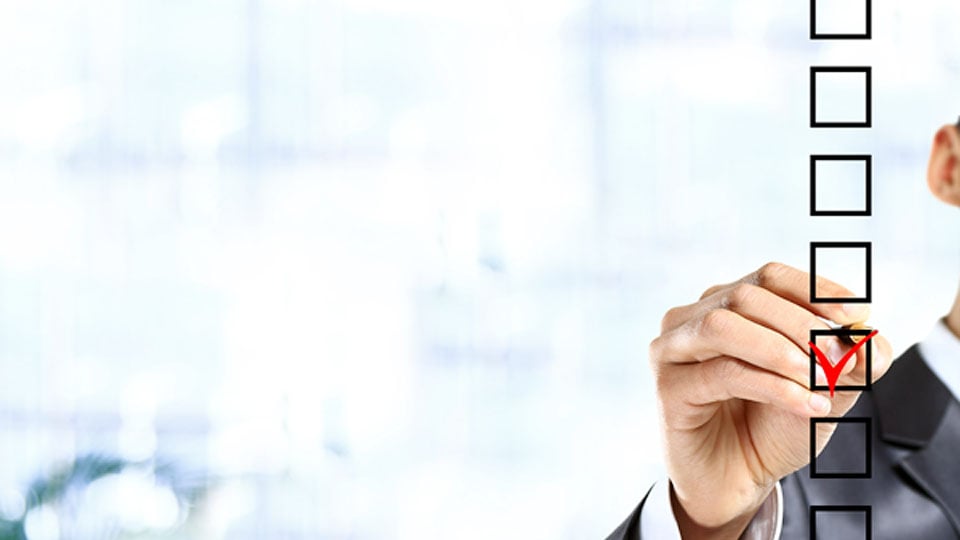 開業前日はチェックリストで確認をのイメージ