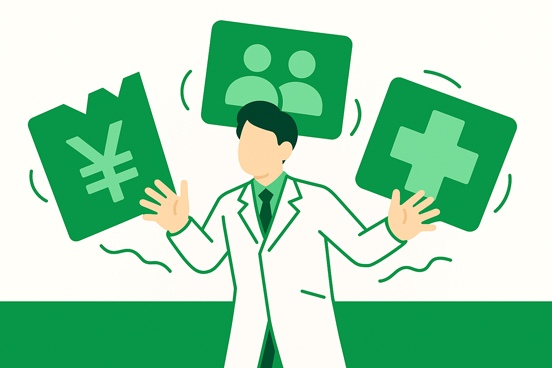 医院開業に伴うリスクとは？資金難・集患失敗・人材トラブルを徹底解説のイメージ