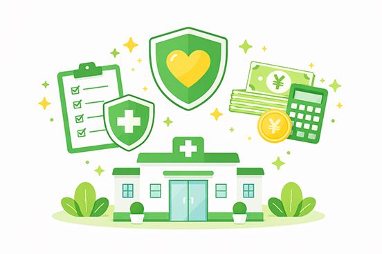 クリニック開業医のための社会保険加入のメリット・デメリットと選び方のイメージ