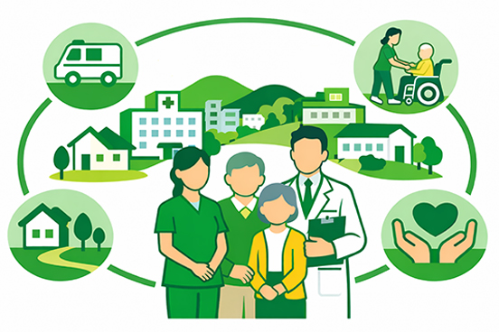 地域医療構想はクリニック経営にどう影響する？生き残るための「かかりつけ医」戦略のイメージ