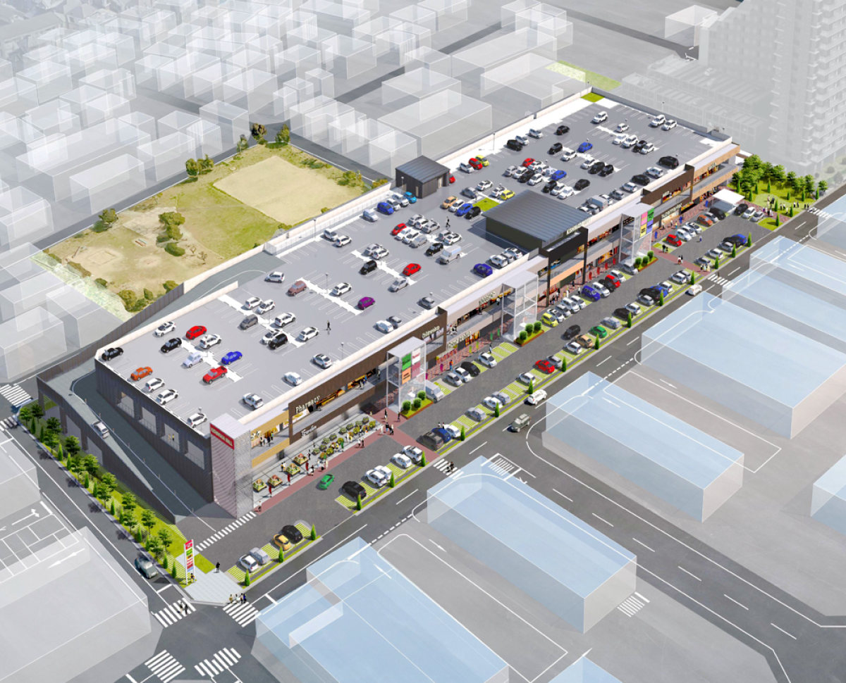 完成イメージ俯瞰図のイメージ