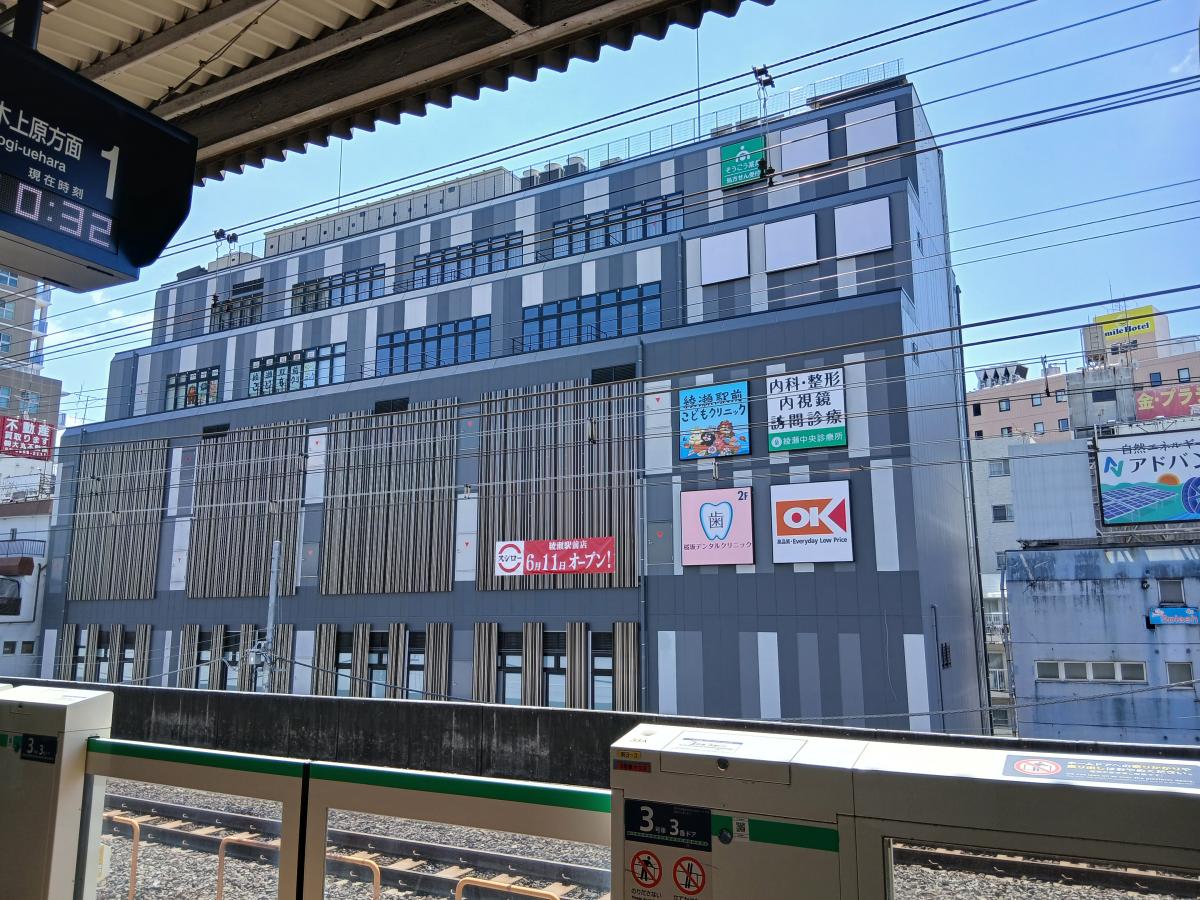 駅ホームからみえる複合施設内の好立地!のイメージ