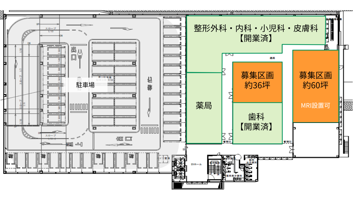 募集区画のイメージ