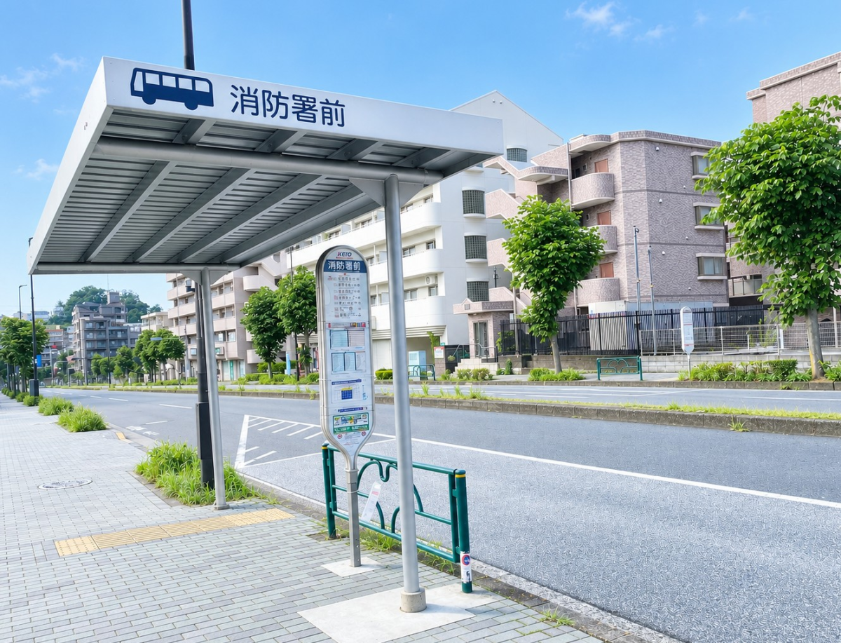 バス停も近くにありますのイメージ