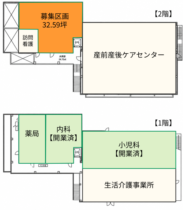 募集区画平面図のイメージ