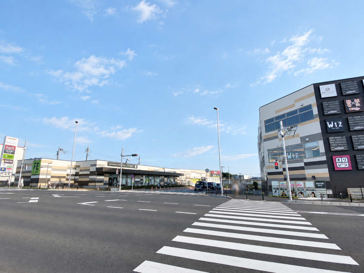 どこからでも建物が見える抜群の視認性|交差点角地にありますのイメージ